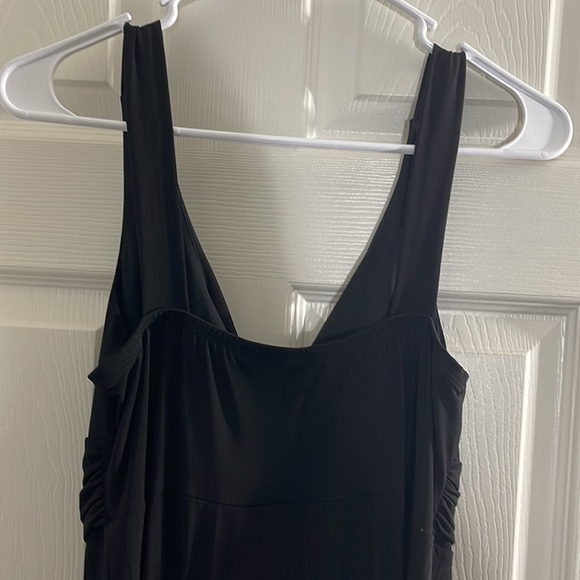 Enfocus Studio women's pleated sleeveless dress with beaded center accent, S/10P - Picture 7 of 10